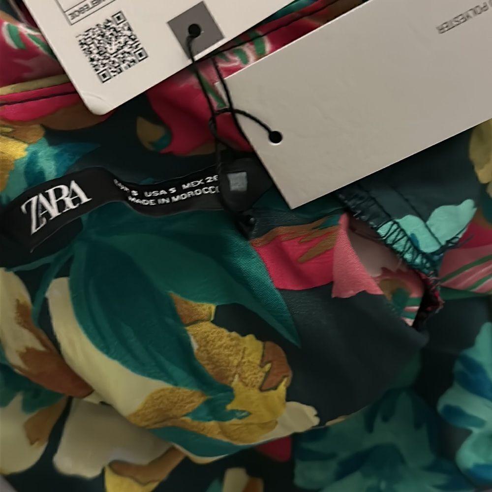 ZARA | Multicolored | FLORAL PRINT DRESS - Picture 11 of 11